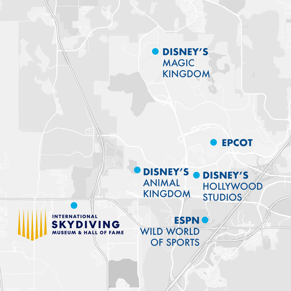 skydiving-museum-location-map